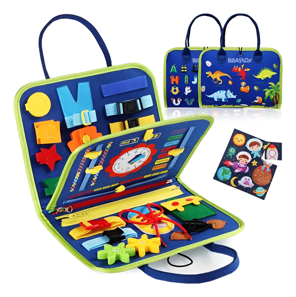 Kids Montessori Busy Board Travel Toy