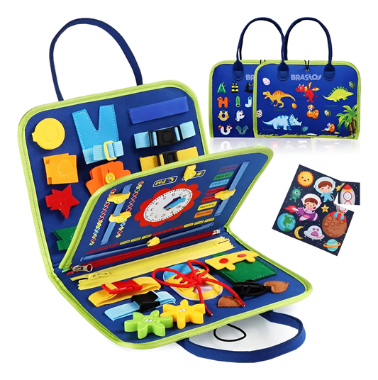 Kids Montessori Busy Board Travel Toy